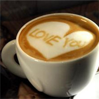 咖啡杯里的爱心 是满满的爱意头像图片