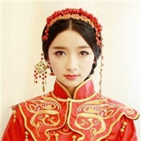 中式新娘头像图片