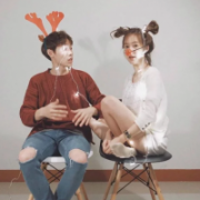 青春活力真人情侣qq头像大全