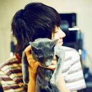 非主流情侣意境一左一右高清头像