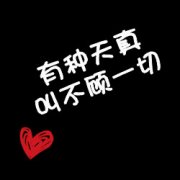 2013唯美文字情侣头像当执着变成信念