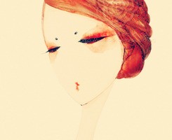 超有型的头像图片/最有型的qq头像摩登女郎也很可爱Dodolog插画头像图片