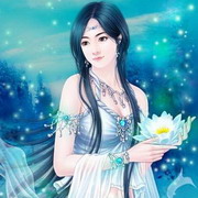 可爱的手绘古典美女QQ头像选找梦中的她头像图片