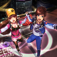 可爱qq飞车高清卡通头像图片有单张也有情侣一对头像图片