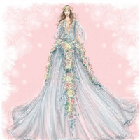 国庆节是结婚季 唯美手绘婚纱头像头像图片