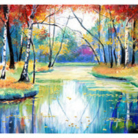 发现生活的美好 唯美意境油画风景头像头像图片