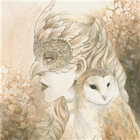 美国插画家超唯美插画 妖精女王大人的唯美头像头像图片