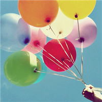 我们约定在下个世纪相爱 很美丽的彩色气球头像头像图片