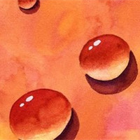 晶莹剔透的水滴 终将汇聚成湛蓝的大海头像图片