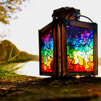 黑夜如墨有你如光 灯是一种静态美头像图片