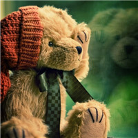 不知道小熊会不会孤单 唯美意境头像头像图片