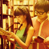 图书馆的唯美相遇 就是我们故事的开始头像图片