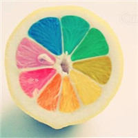 幸福就是拥有一双发现美的眼睛 生活里的清新彩虹色头像图片