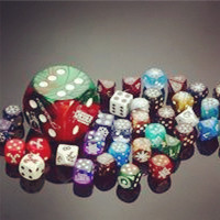 骰子的彩色世界 个性小骰子头像头像图片