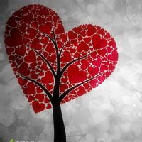 唯美意境 这样的爱心树好看吗头像图片