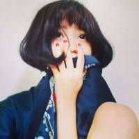 日系短发女生qq头像图片大全头像图片