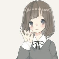 可爱萌短发卡通女生头像图片头像图片