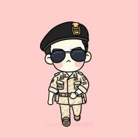 太阳的后裔情侣头像卡通精选头像图片