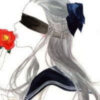 黑白女生卡通头像大全头像图片