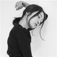 女生黑白伤感QQ头像,为何见面因为想念头像图片