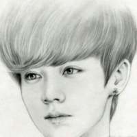 我也忘记了曾经的世界鹿晗黑白QQ头像头像图片