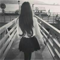 好看的女生灰白头像头像图片