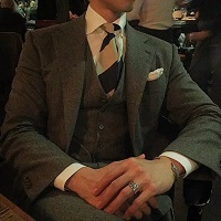 全世界守护给你的情深似海黑白男生QQ头像头像图片