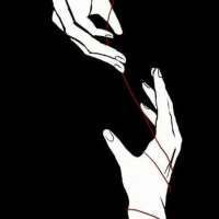 过去让它过去毕竟回不去黑白手绘头像头像图片