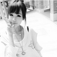 有气质的QQ黑白头像：靓清纯小妹头像图片