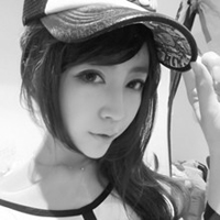 简洁的黑白QQ头像:刁蛮式淑女头像图片