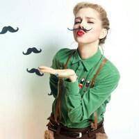 萌妹子的搞笑头像：春去乐又来头像图片