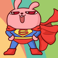 搞笑兔大的头像：冷酷大有，大玩头像图片