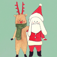 小兔兔的QQ搞笑头像:每一天多想了美好头像图片