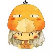 口袋妖怪情侣头像 萤火虫的光微微亮着