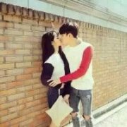 一对情侣QQ头像,如果不辛苦他就不会爱我