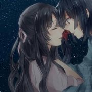 唯美QQ情侣动漫头像 是风是雨哭着拥抱你