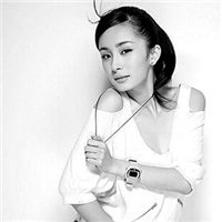 杨幂黑白显个性qq头像头像图片