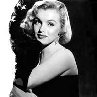 性感尤物玛丽莲梦露黑白模样qq头像头像图片