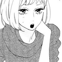 黑白大眼妹子qq头像头像图片