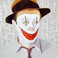 男生小丑头像图片