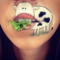 奇特嘴唇头像图片