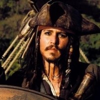戴海盗帽的杰克船长头像图片