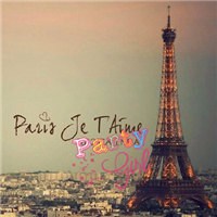 文字与埃菲尔铁塔头像图片