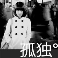 带两个字的黑白女孩头像图片