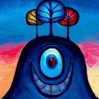 外星怪物涂鸦头像图片