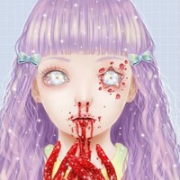 血腥自残的小妞头像图片