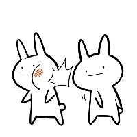 殴打小兔子系列头像图片