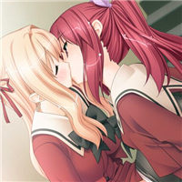 一吻至心底的女女接吻头像图片