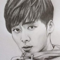李易峰铅笔画头像图片