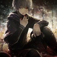 白发金木研头像图片